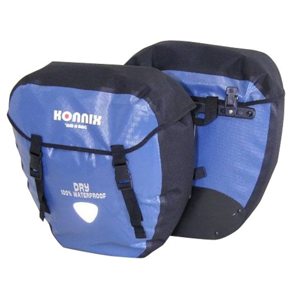 アデプトのリアラックとkonnixパニアバッグのセット Amazon | UNICO(ユニコ) KONNIX リアパニアバッグ46 BK/BK 5815